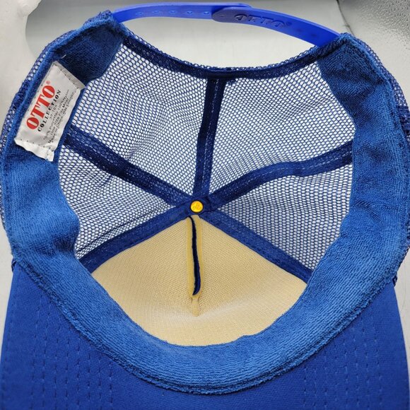 Maui Wave Riders Blue Snapback Trucker Hat Otto Collection Outdoors Casual - Picture 7 of 9